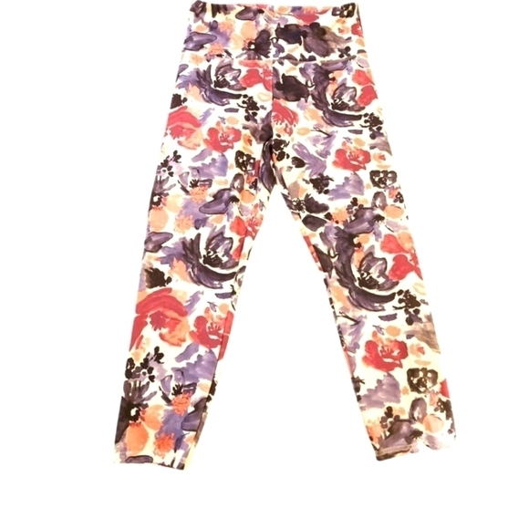 Balance Collection Med Floral Activewear soft high waist moisture wicking leggin - Picture 10 of 14